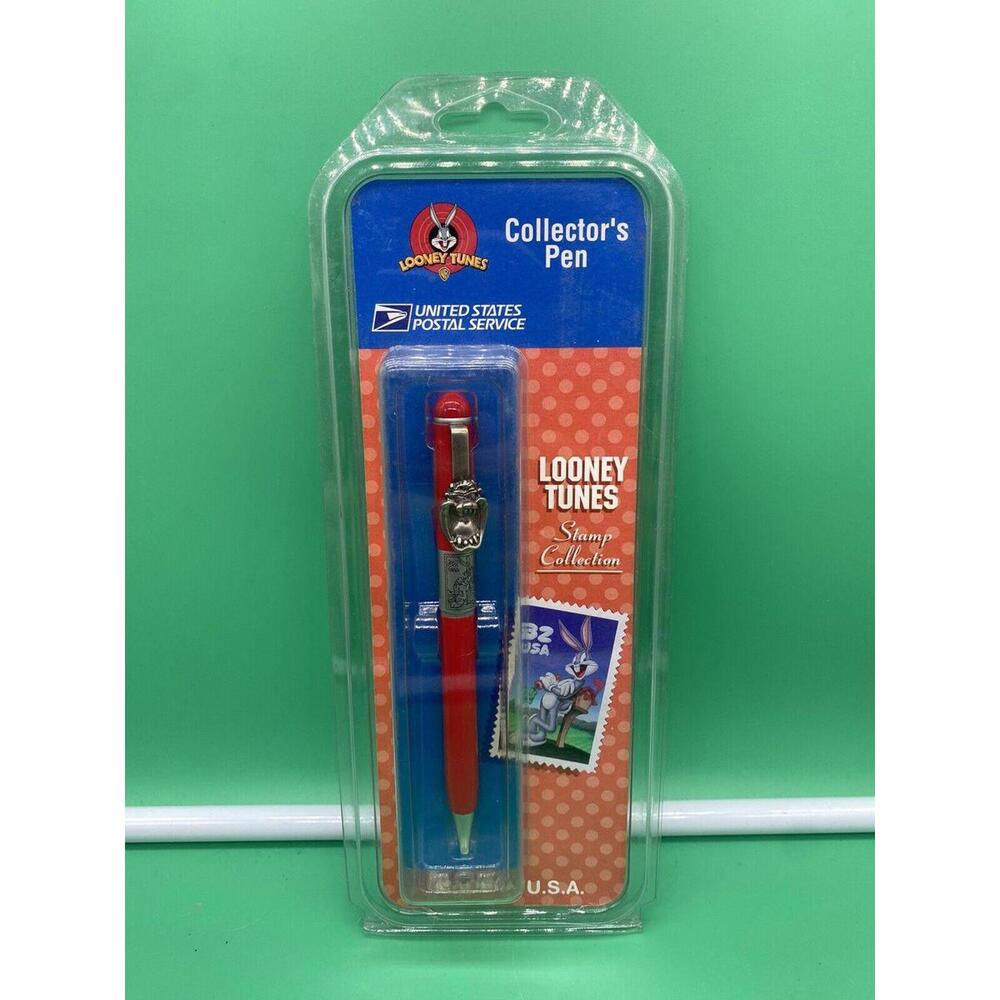 Taz Tasmanian Devil Collector's Pen USPS Stamp Collection Looney Tunes NIP 1997